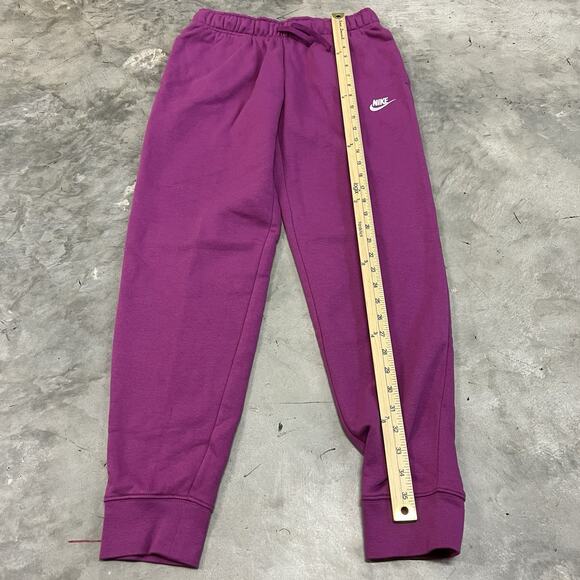 Nike Sportswear Jogger Women Sz Sm Pink Fuchsia Club Fleece Mid-Rise DQ5191-518 - Picture 4 of 8